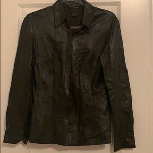 Express Leather shirt